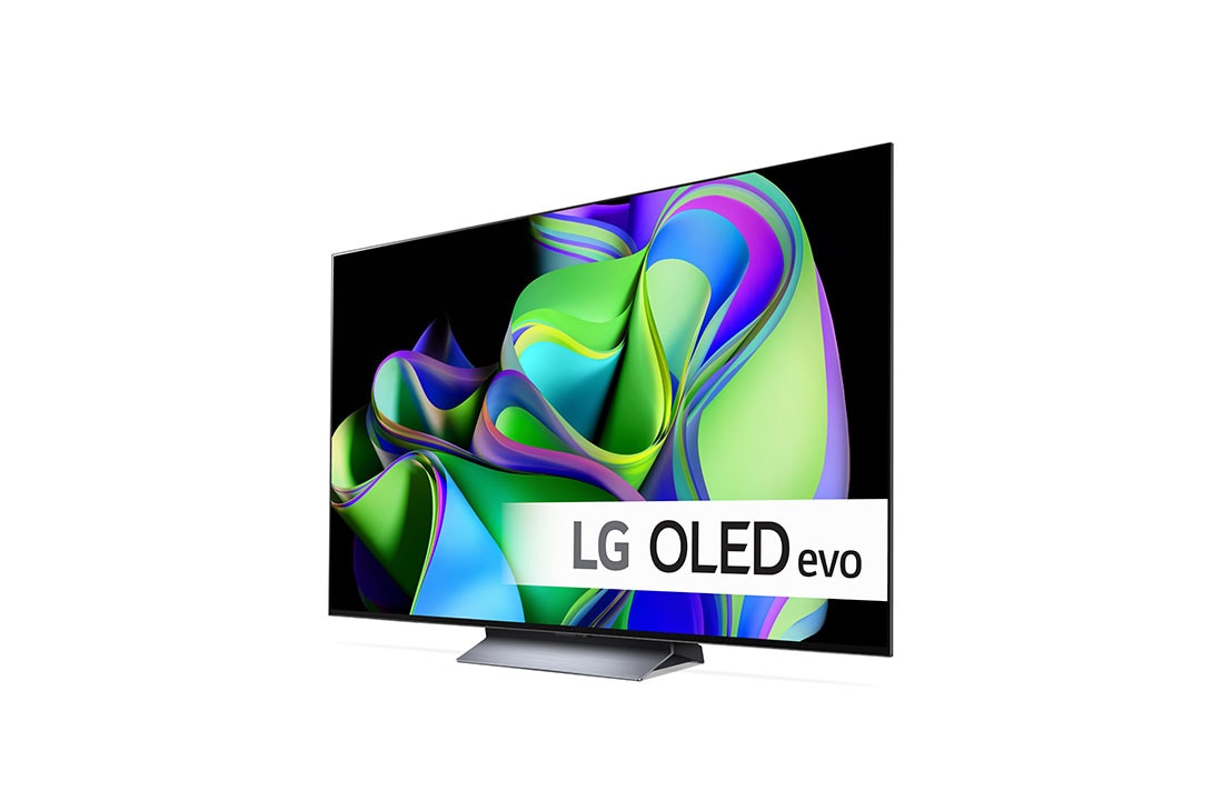 LG 65'' OLED evo C3 - 4K TV (2023), Visning forfra, med emblemer for LG OLED evo og 11 år som verdensledende OLED på skjermen, i tillegg til lydplanken nedenfor. , OLED65C35LA, thumbnail 2