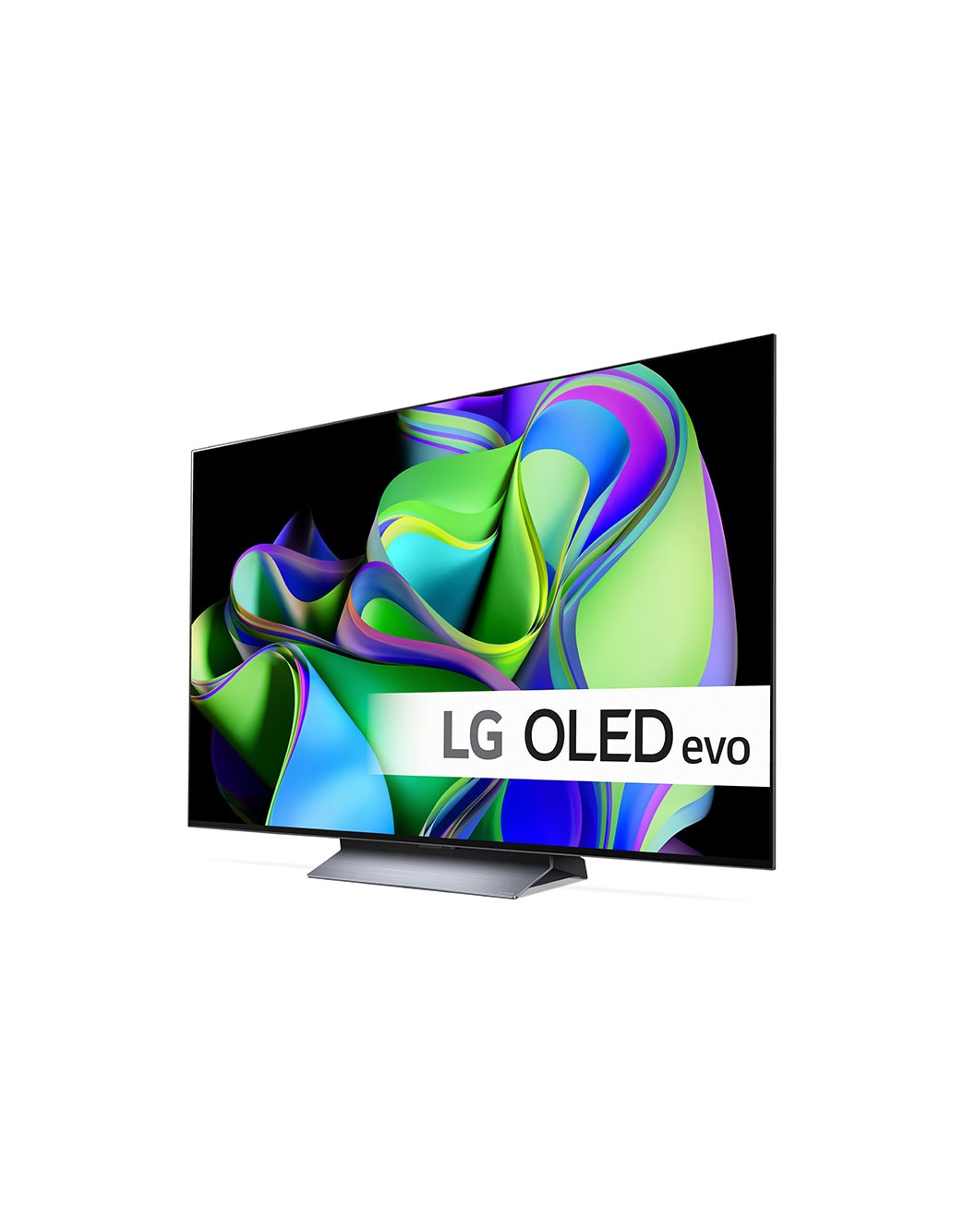 LG 55'' OLED evo C3 - 4K TV (2023), Visning forfra, med emblemer for LG OLED evo og 11 år som verdensledende OLED på skjermen, i tillegg til lydplanken nedenfor. , OLED55C35LA, thumbnail 2