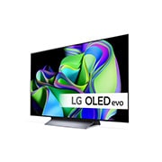 LG 48'' OLED evo C3 - 4K TV (2023), Litt vinklet visning fra venstre side., OLED48C35LA, thumbnail 2