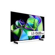LG 42'' OLED evo C3 - 4K TV (2023), Litt vinklet visning fra venstre side., OLED42C35LA, thumbnail 3