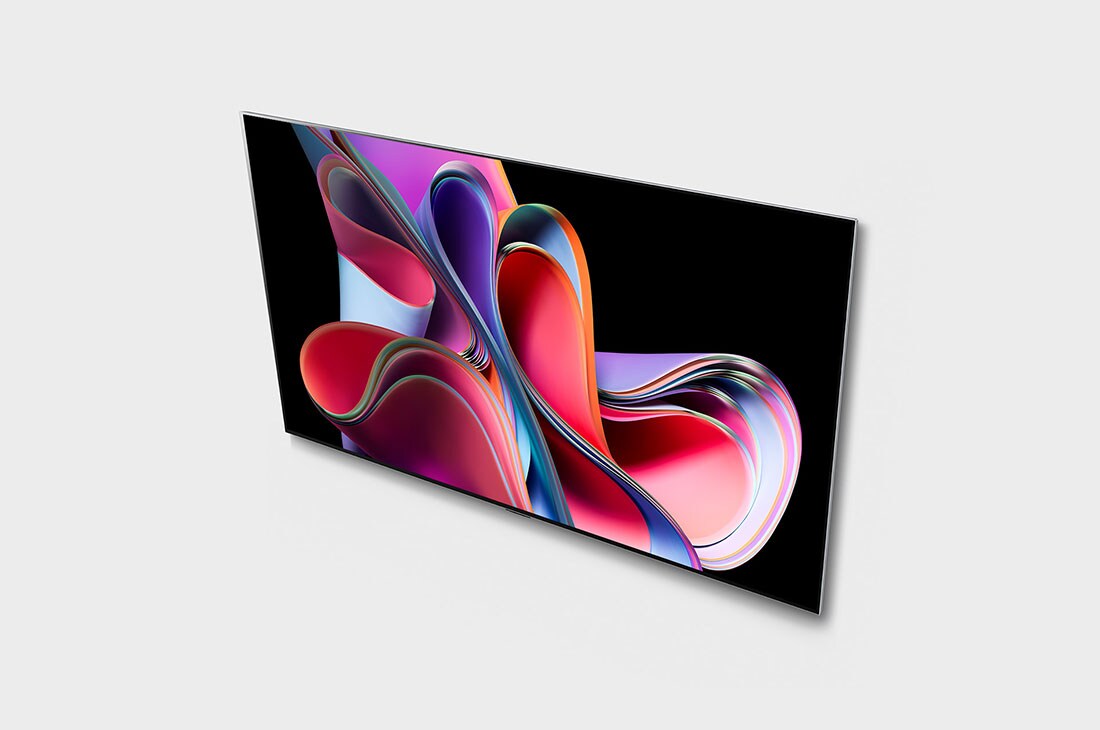 LG OLED evo G3 83-tommer 4K Smart TV 2023, Vinklet visning fra oversiden, OLED83G36LA, thumbnail 7