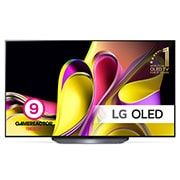 LG 77'' OLED B3 - 4K TV (2023), Visning forfra med LG OLED og 11 år som verdensledende OLED-emblem., OLED77B36LA, thumbnail 1
