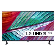 LG 43'' UHD UR78 - 4K TV (2023), LG UHD TV sett forfra, 43UR78006LK, thumbnail 1