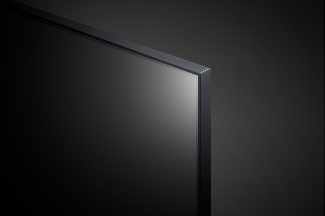 LG 86'' UHD UR78 - 4K TV (2023), nærbilde av kant, 86UR78006LB, thumbnail 9