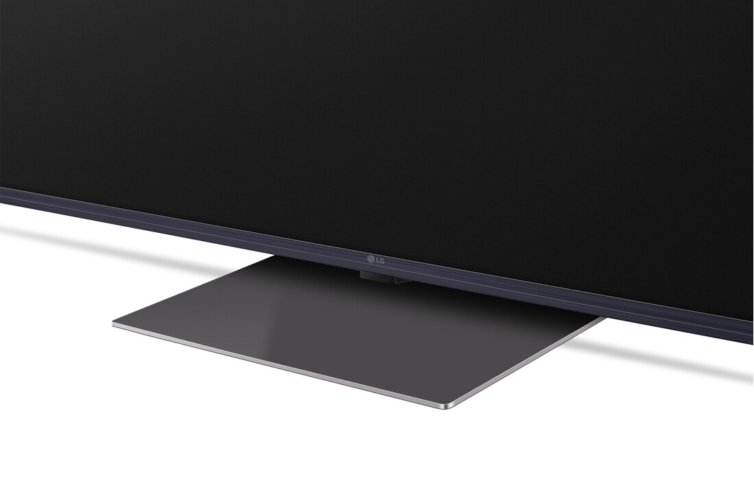 LG 75'' UHD UR91 - 4K TV (2023), nærbilde av stolpe, 75UR91006LA, thumbnail 7