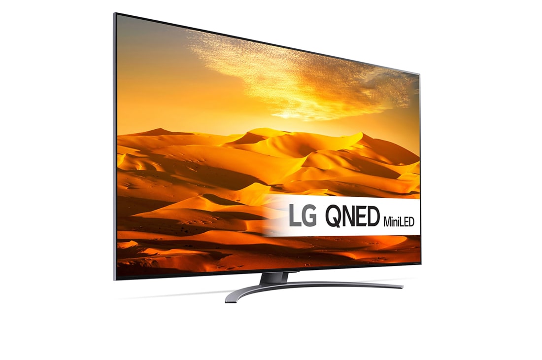 LG 75'' QNED 91 - QNED Mini LED 4K Smart TV - 75QNED916QE, 30 graders visning fra siden med tilleggsbilde, 75QNED916QE, thumbnail 3