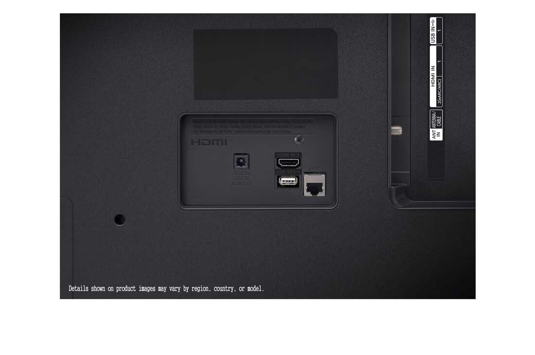 LG 65'' UHD UR75 - 4K TV (2023), sett forfra uten fylling, 65UR75006LK, thumbnail 13