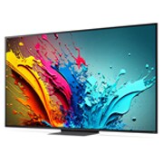 LG 75'' QNED AI 87 - 4K Smart TV (2024), LG QNED TV, QNED85 sett fra venstre i en liten vinkel, 75QNED87T6B, thumbnail 2