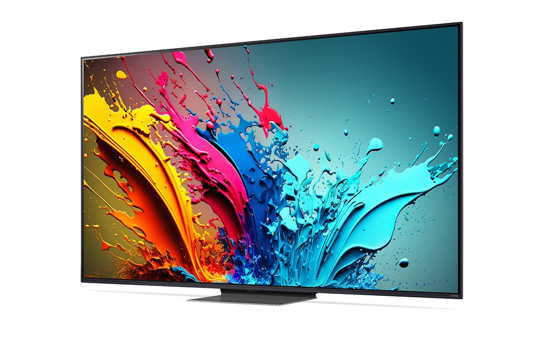 LG 75'' QNED AI 86 - 4K Smart TV (2024), LG QNED TV, QNED85 sett fra venstre i en liten vinkel, 75QNED86T6A, thumbnail 2