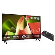LG 65 tommers LG OLED AI B4 4K Smart TV OLED65B4, Sett forfra med LG OLED TV, OLED B4, 11 Years of world number 1 OLED-emblem og alpha 8 4K AI-prosessor Gen7, OLED65B4ELA, thumbnail 2