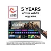 LG 75'' QNED AI 85 - 4K Smart TV (2024), 5 års gratis webOS-oppdateringer med webOS re ny programlogo, med webOS-grensesnittbilde og ansvarsfraskrivelser., 75QNED85T6C, thumbnail 4