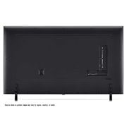 LG 75'' QNED AI 85 - 4K Smart TV (2024), LG QNED TV, QNED85 sett bakfra med porter og tilkoblingsinformasjon, 75QNED85T6C, thumbnail 7