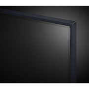LG 75'' UHD AI UT91 - 4K TV (2024), Nærbilde av den øvre kanten av LG UHD TV, UT91, 75UT91006LA, thumbnail 6