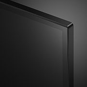 LG 43'' UHD AI UT73 - 4K TV (2024), Nærbilde av den øvre kanten av LG UHD TV, UT73, 43UT73006LA, thumbnail 6