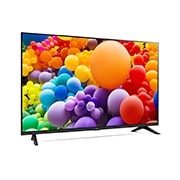 LG 50'' UHD AI UT73 - 4K TV (2024), LG UHD TV, UT73 sett fra høyre i en liten vinkel, 50UT73006LA, thumbnail 3
