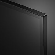 LG 55'' UHD AI UT73 - 4K TV (2024), Nærbilde av den øvre kanten av LG UHD TV, UT73, 55UT73006LA, thumbnail 6