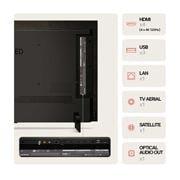 LG 42'' OLED evo AI C4 - 4K TV (2024), LG OLED C4 TV sett bakfra, med porter og tilkoblingsinformasjon, OLED42C44LA, thumbnail 7