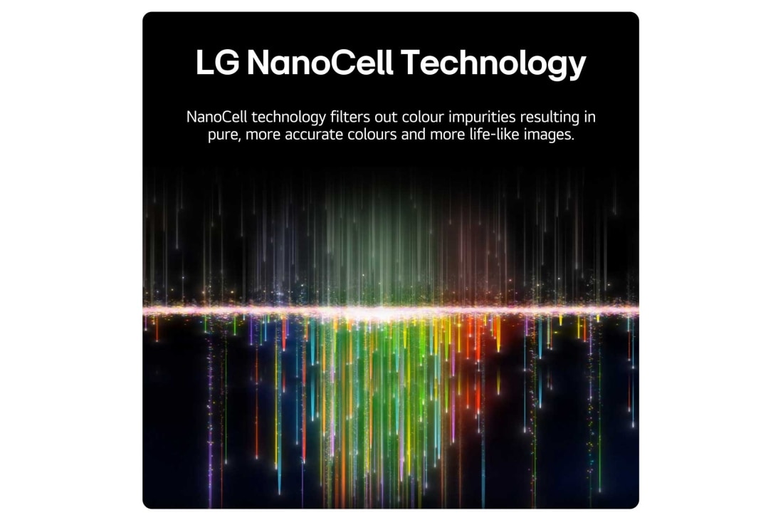 LG 43'' NANO 81 - NanoCell AI 4K Smart TV (2024), LG NanoCell-teknologi filtrerer ut urenheter i fargene, noe som gir rene og mer nøyaktige farger og mer naturtro bilder, 43NANO81T6A, thumbnail 5