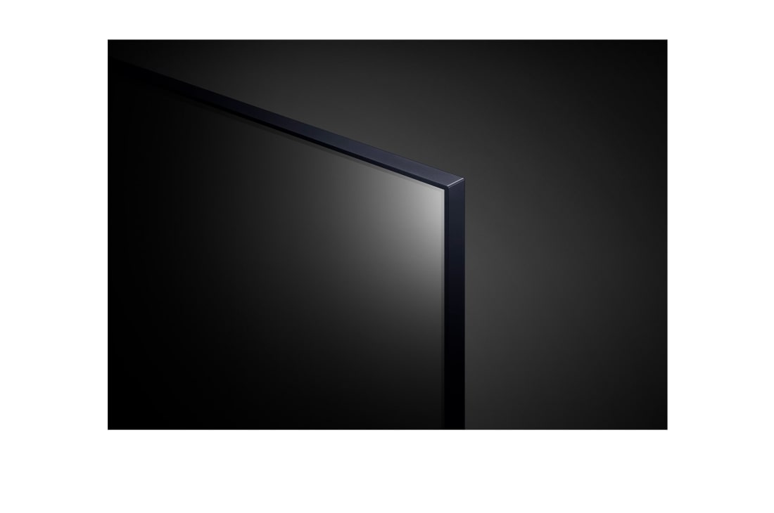 LG 50 tommer LG UHD AI UT81 4K Smart TV 2024, Nærbilde av den øvre kanten av LG UHD TV, UT81, 50UT81006LA, thumbnail 6