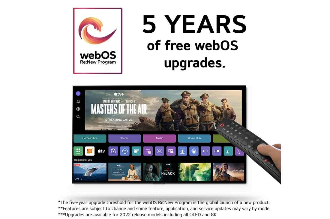 LG 65 tommer LG UHD AI UT81 4K Smart TV 2024, Lett vinklet sidevisning mot venstre av LG UHD TV, UT81, 65UT81006LA, thumbnail 4