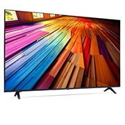 LG 65 tommer LG UHD AI UT80 4K Smart TV 2024, LG UHD TV, UT80 sett fra høyre i en liten vinkel, 65UT80006LA, thumbnail 2