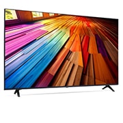 LG 55 tommer LG UHD AI UT80 4K Smart TV 2024, LG UHD TV, UT80 sett fra høyre i en liten vinkel, 55UT80006LA, thumbnail 2
