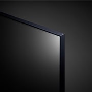 LG 55 tommer LG UHD AI UT80 4K Smart TV 2024, Nærbilde av den øvre kanten av LG UHD TV, UT80, 55UT80006LA, thumbnail 4