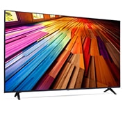 LG 50 tommer LG UHD AI UT80 4K Smart TV 2024, LG UHD TV, UT80 sett fra høyre i en liten vinkel, 50UT80006LA, thumbnail 2