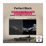 LG 77'' OLED evo AI C5 4K Smart TV 2025, LG TV-skjerm med en AI Magic Remote i forgrunnen. AI-knappen fremheves og en snakkeboble viser tekst, og anbefaler en film jeg liker. På skjermen vises et brukerikon E, som indikerer hvordan AI Voice , OLED77C54LA, thumbnail 11