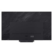 LG 77'' OLED evo AI C5 4K Smart TV 2025, Nærbilde av LG OLED TV-skjerm viser hvordan AI Search fungerer. Et lite chattevindu er åpent og viser hvordan brukeren spør om hva slags sportsspill som finnes. AI search svarte via chat og ved å vise, OLED77C54LA, thumbnail 13