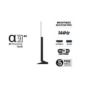 LG 65'' OLED evo AI C5 4K Smart TV 2025, Visning bakfra av LG OLED evo AI C5 4K Smart TV., OLED65C54LA, thumbnail 3