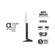 LG 48'' OLED evo AI G5 4K Smart TV 2025, lifestyle view, OLED48G56LS, thumbnail 3