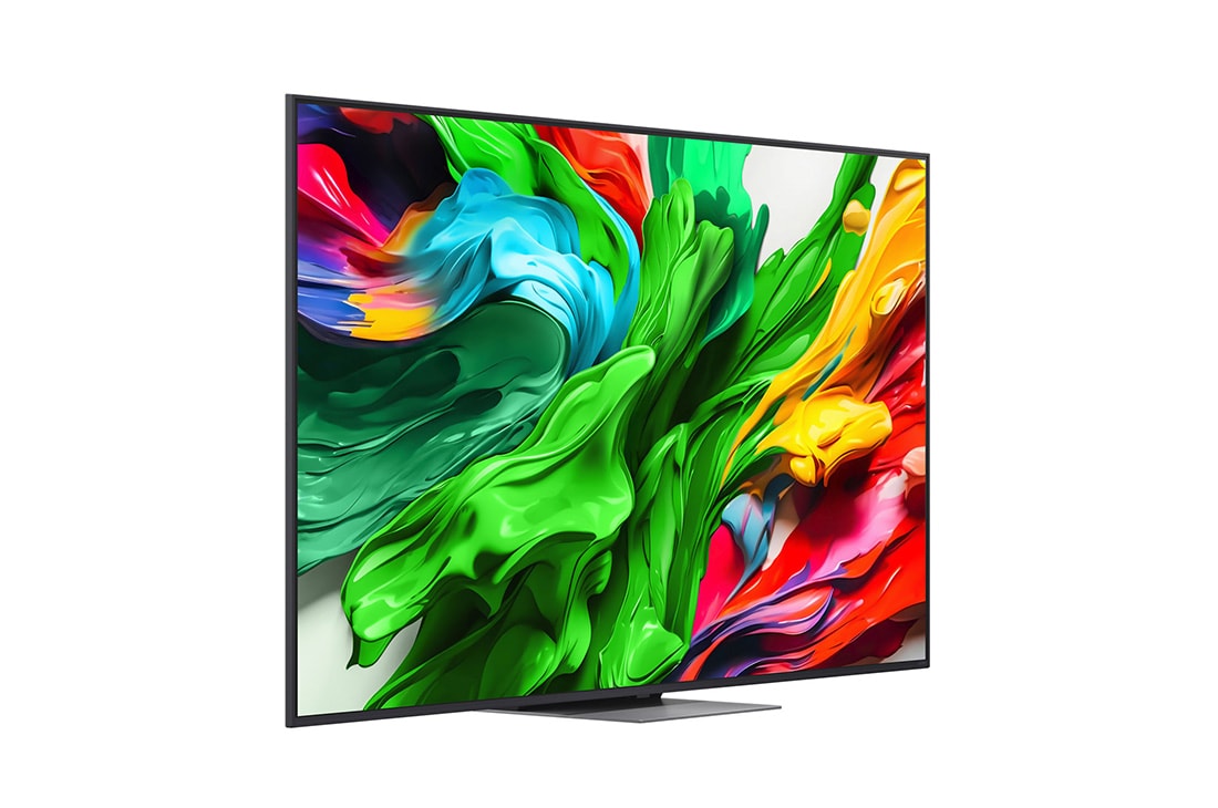 LG 75'' QNED MiniLED AI QNED87 4K Smart TV 2025, Visning bakfra av LG QNED evo QNED87 TV, 75QNED87A6B, thumbnail 3