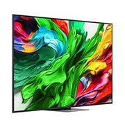 LG 75'' QNED MiniLED AI QNED87 4K Smart TV 2025, Visning bakfra av LG QNED evo QNED87 TV, 75QNED87A6B, thumbnail 3