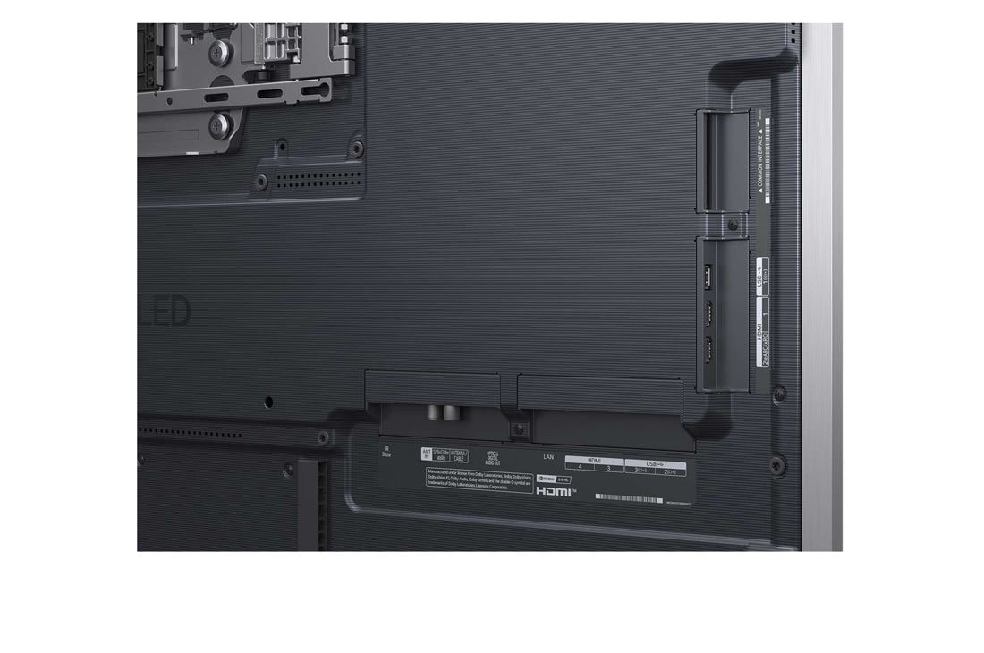LG 55'' OLED evo AI G5 4K Smart TV 2025, rear detail view, OLED55G54LW, thumbnail 14