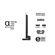 LG 42'' OLED evo AI C5 4K Smart TV 2025, Visning bakfra av LG OLED evo AI C5 4K Smart TV., OLED42C54LA, thumbnail 3