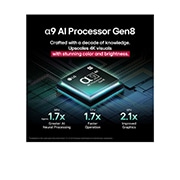 LG 42'' OLED evo AI C5 4K Smart TV 2025, Bål på kvelden ute i naturen. På avstand er det en skog og et vann. Nattehimmelen er fylt med stjerner. Hele scenarioet er delt i to. Den ene siden er mørkere og kjedeligere. Den andre halvdelen er be, OLED42C54LA, thumbnail 7