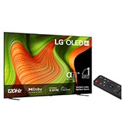 LG 83'' OLED AI B5 4K Smart TV 2025, Visning bakfra av LG OLED AI B5 4K Smart TV., OLED83B56LA, thumbnail 2