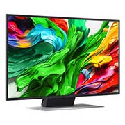 LG 50'' QNED AI QNED87 4K Smart TV 2025, Lett vinklet høyre sidevisning av LG QNED evo QNED87 TV, 50QNED87A6D, thumbnail 2