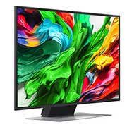 LG 50'' QNED AI QNED87 4K Smart TV 2025, Visning bakfra av LG QNED evo QNED87 TV, 50QNED87A6D, thumbnail 3