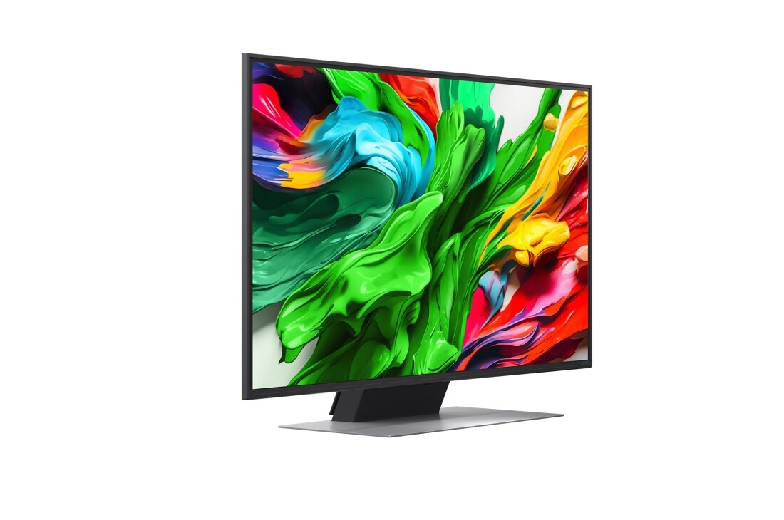 LG 50'' QNED AI QNED87 4K Smart TV 2025, Visning bakfra av LG QNED evo QNED87 TV, 50QNED87A6D, thumbnail 3