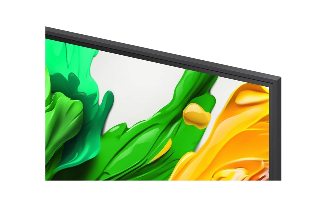 LG 50'' QNED AI QNED87 4K Smart TV 2025, Malingssprut eksploderer fra gulvet og opp i forskjellige farger. Intertrek-sertifisering for 100 % fargevolum til DCI-P3. Tittelen sier noe om LGs nye og unike fargeteknologi, som gir livlige farger , 50QNED87A6D, thumbnail 7