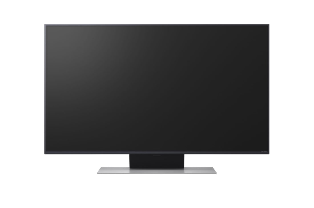 LG 50'' QNED AI QNED87 4K Smart TV 2025, Et landskapsbilde av en grotte som åpner seg mot en klar, blå himmel. Bildet er delt på midten, hvorav den ene delen er tåkete og den andre med skarp kontrast. Nederst til venstre er det et lite bilde, 50QNED87A6D, thumbnail 9