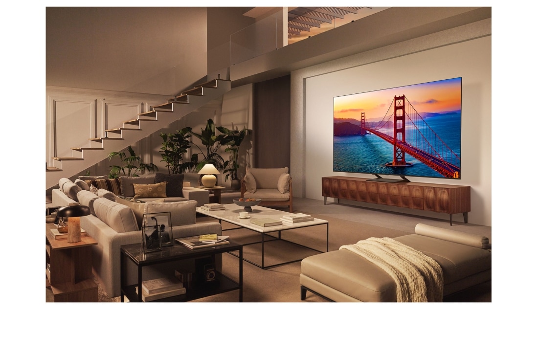 LG 75'' QNED MiniLED AI QNED93 4K Smart TV 2025, 75-tommers LG QNED evo AI QNED93 MiniLED 4K Smart TV 2025, 75QNED93A6A, thumbnail 14