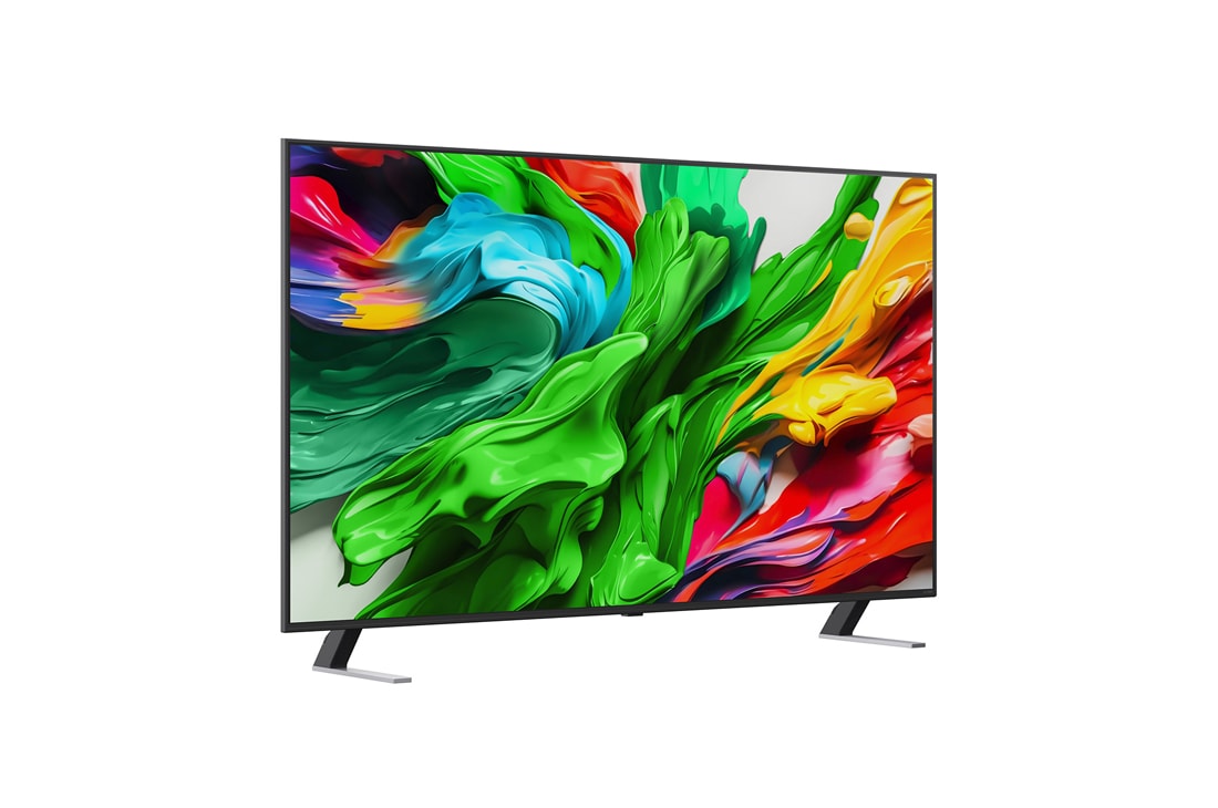 LG 65'' QNED evo MiniLED AI QNED85 4K Smart TV 2025, Lett vinklet høyre sidevisning av LG QNED evo QNED85 TV, 65QNED85A6C, thumbnail 2