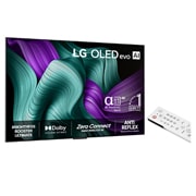 LG 65 tommers LG OLED evo M5 4K Smart TV 2025, side view, OLED65M59LA, thumbnail 2