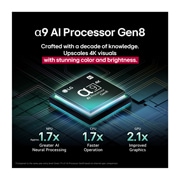 LG Ekte trådløs TV – LG OLED evo AI M5 på 77 tommer med 4K 144 Hz video- og lydoverføring, Tri ikone koje predstavljaju 3 besplatne prednosti LG istinski bežičnog TV-a. Bez obzira na lokaciju, bez nereda, bez muke. U tekstu se govori o oslobađanju od ograničenja žičanog TV-a i uživanju u pr, OLED77M59LA, thumbnail 6