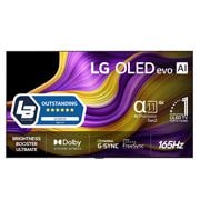LG 77'' OLED evo AI G5 4K Smart TV 2025, font view, OLED77G54LW, thumbnail 1