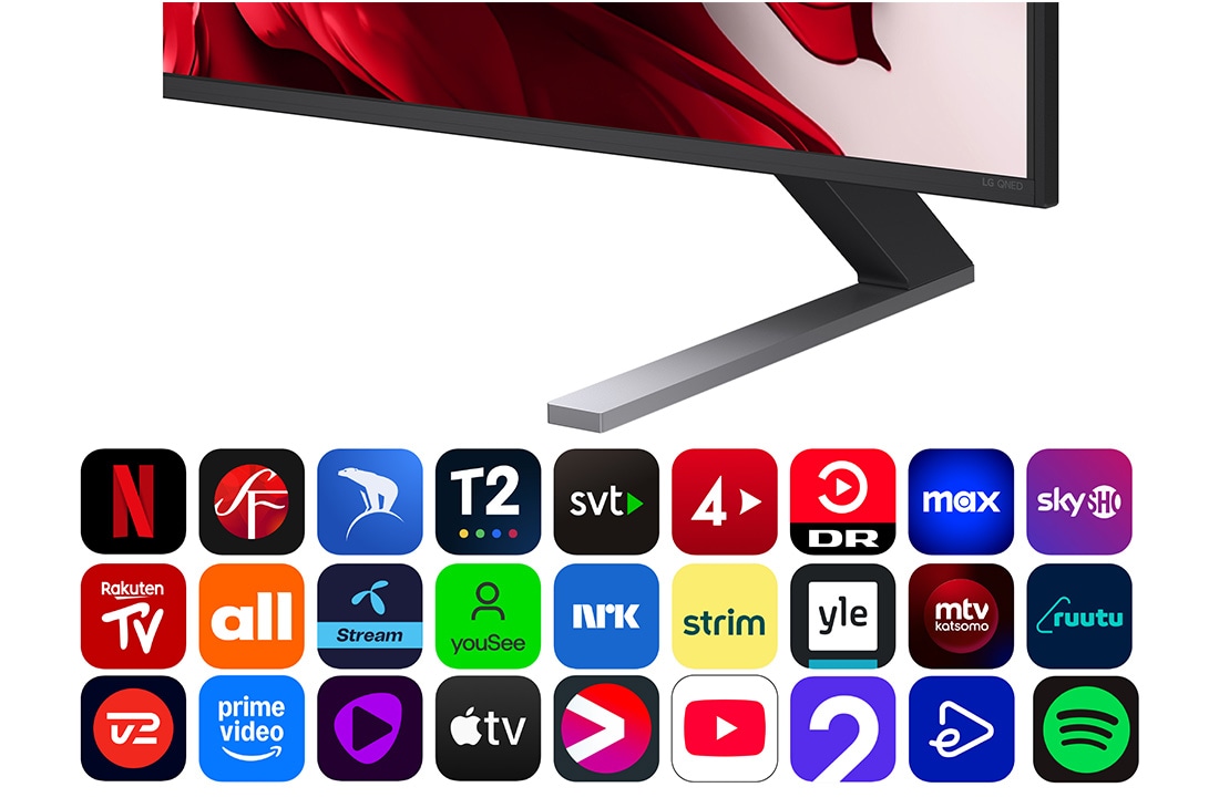 LG 86'' QNED evo MiniLED AI QNED85 4K Smart TV 2025, detail view, 86QNED85A6C, thumbnail 4