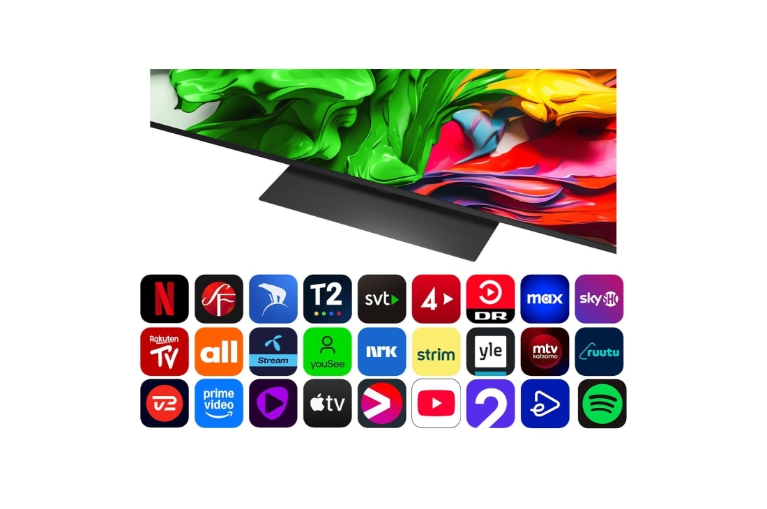 LG 55'' QNED MiniLED AI QNED86 4K Smart TV 2025, 55-tommers LG QNED evo AI QNED86 4K Smart TV 2025, 55QNED86A6A, thumbnail 4